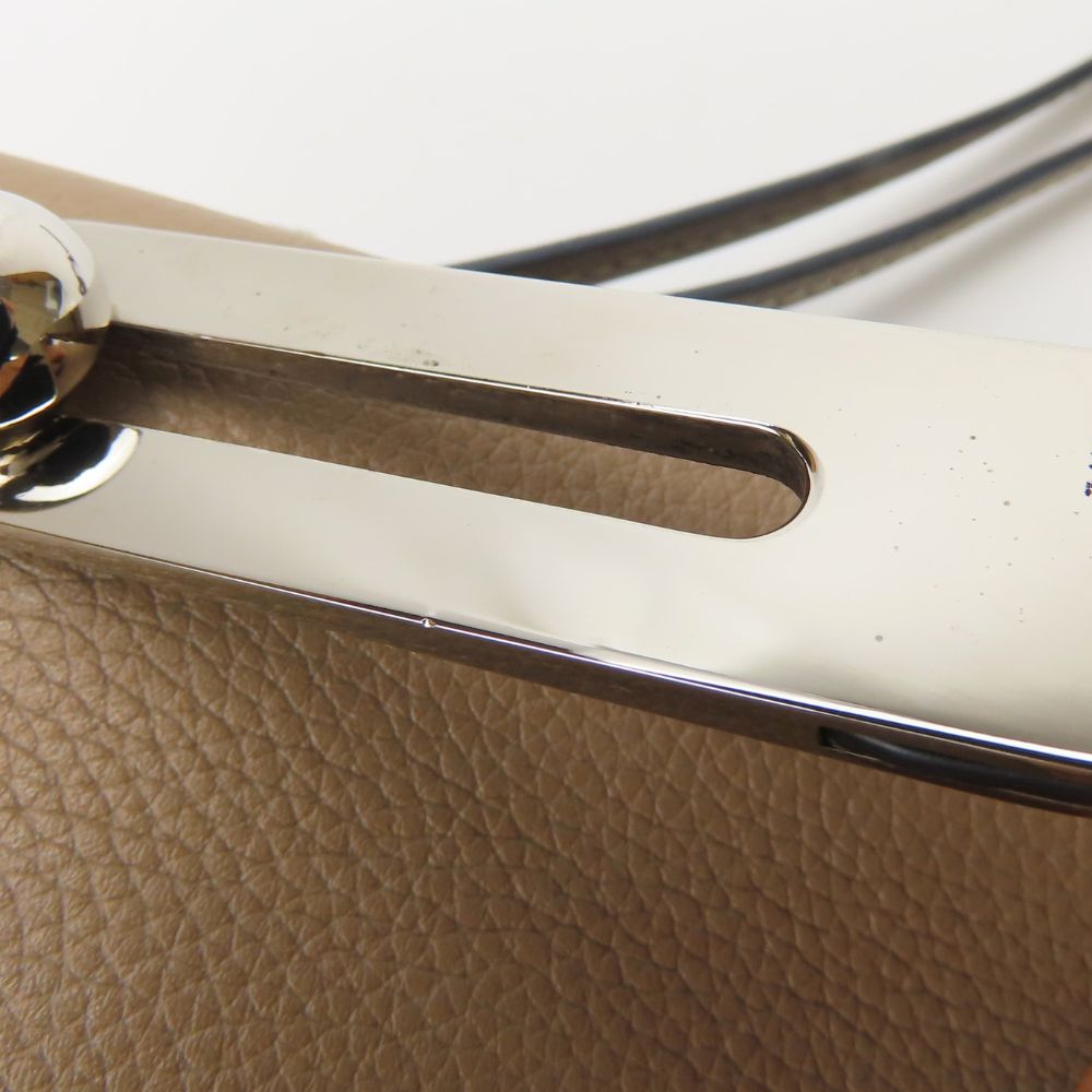 LOEWE Shoulder Bag leather Gurege Missy Women Used Authentic