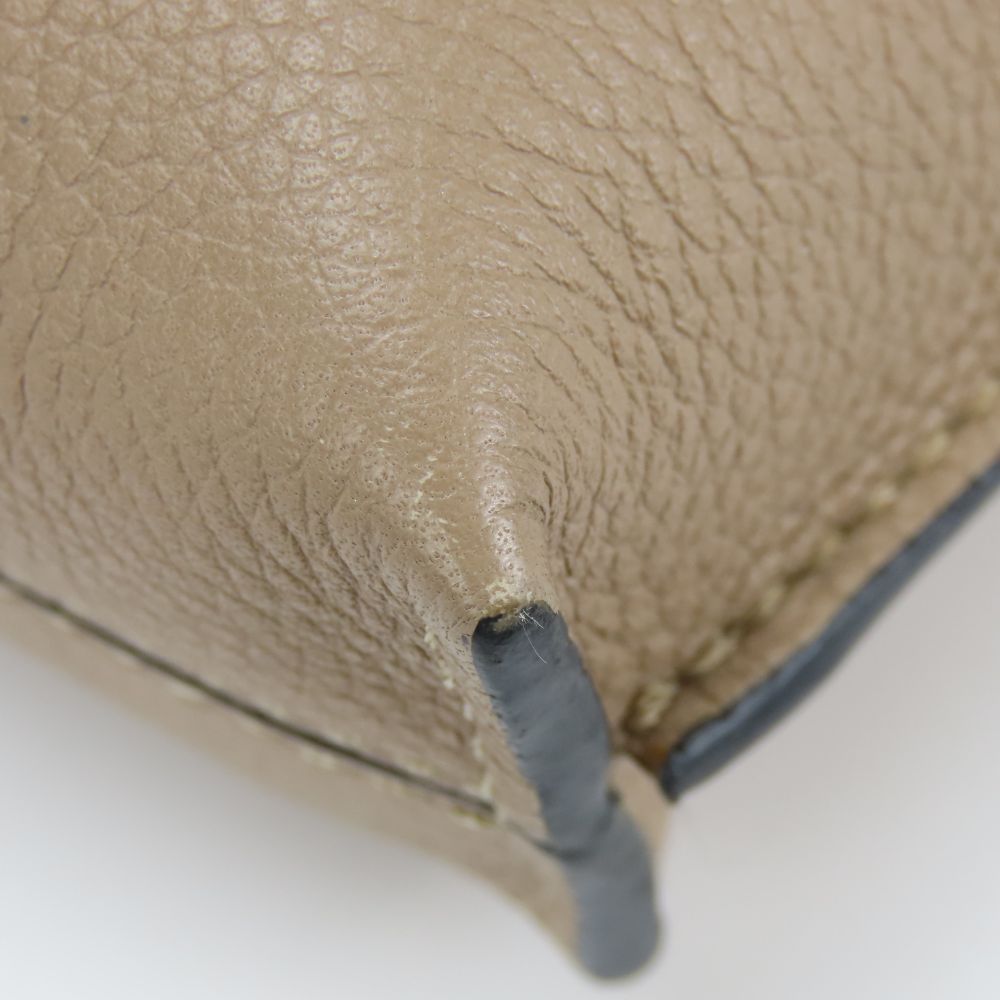 LOEWE Shoulder Bag leather Gurege Missy Women Used Authentic
