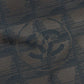 CHANEL Tote Bag Jacquard nylon Marron New travel line MM Women Used Authentic