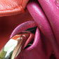 LOEWE Shoulder Bag Nappa leather Orange flamenco Women Used Authentic
