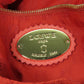 LOEWE Shoulder Bag Nappa leather Orange flamenco Women Used Authentic