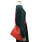 LOEWE Shoulder Bag Nappa leather Orange flamenco Women Used Authentic