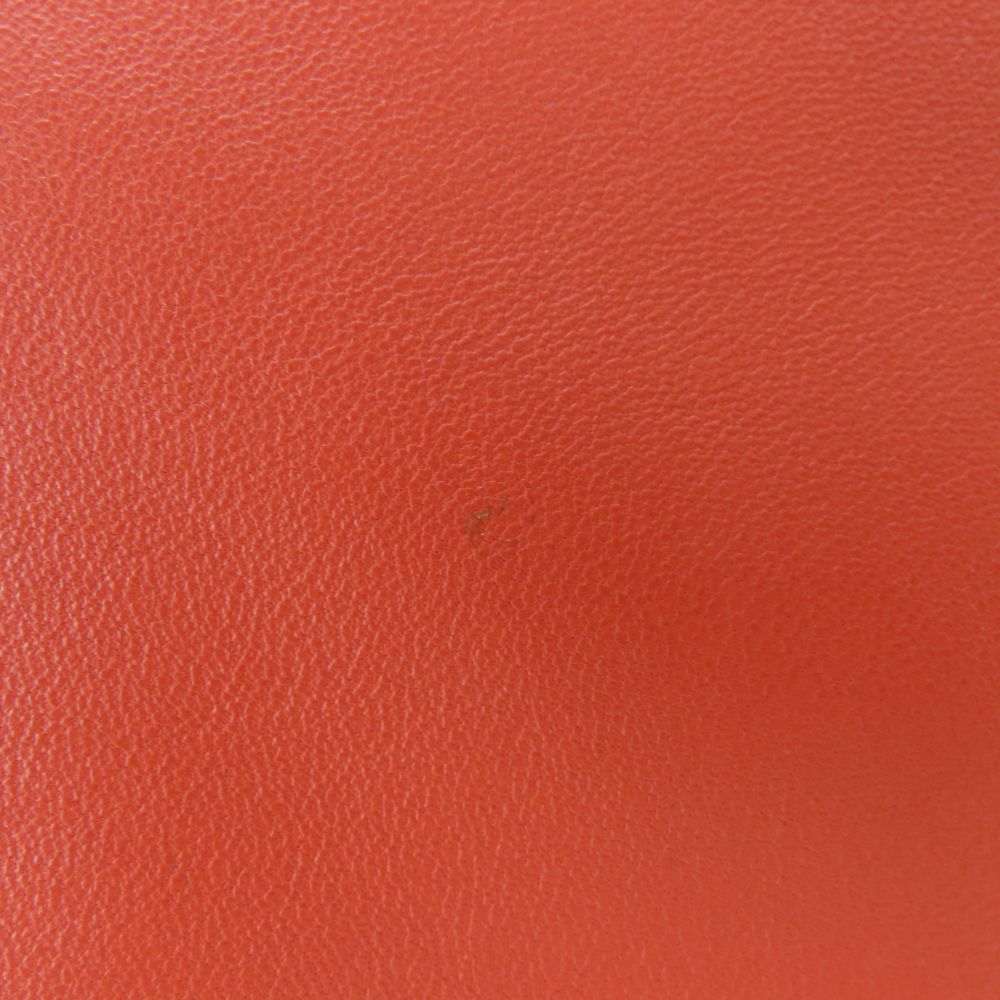 LOEWE Shoulder Bag Nappa leather Orange flamenco Women Used Authentic