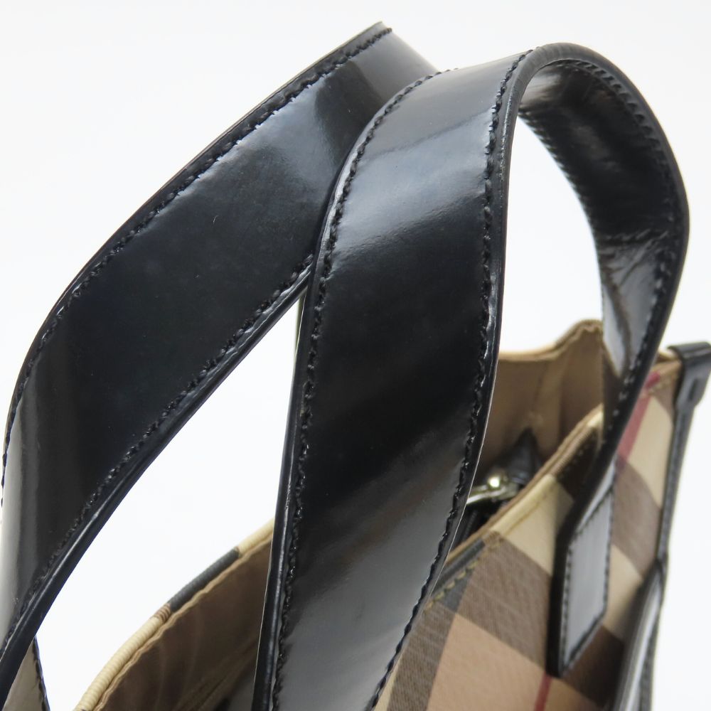 BURBERRY Handbag PVC Beige type