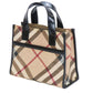 BURBERRY Handbag PVC Beige type