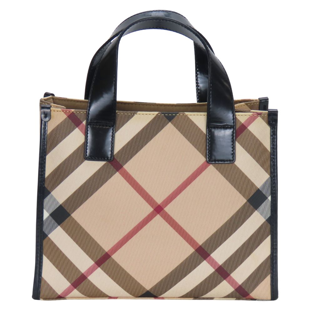 BURBERRY Handbag PVC Beige type