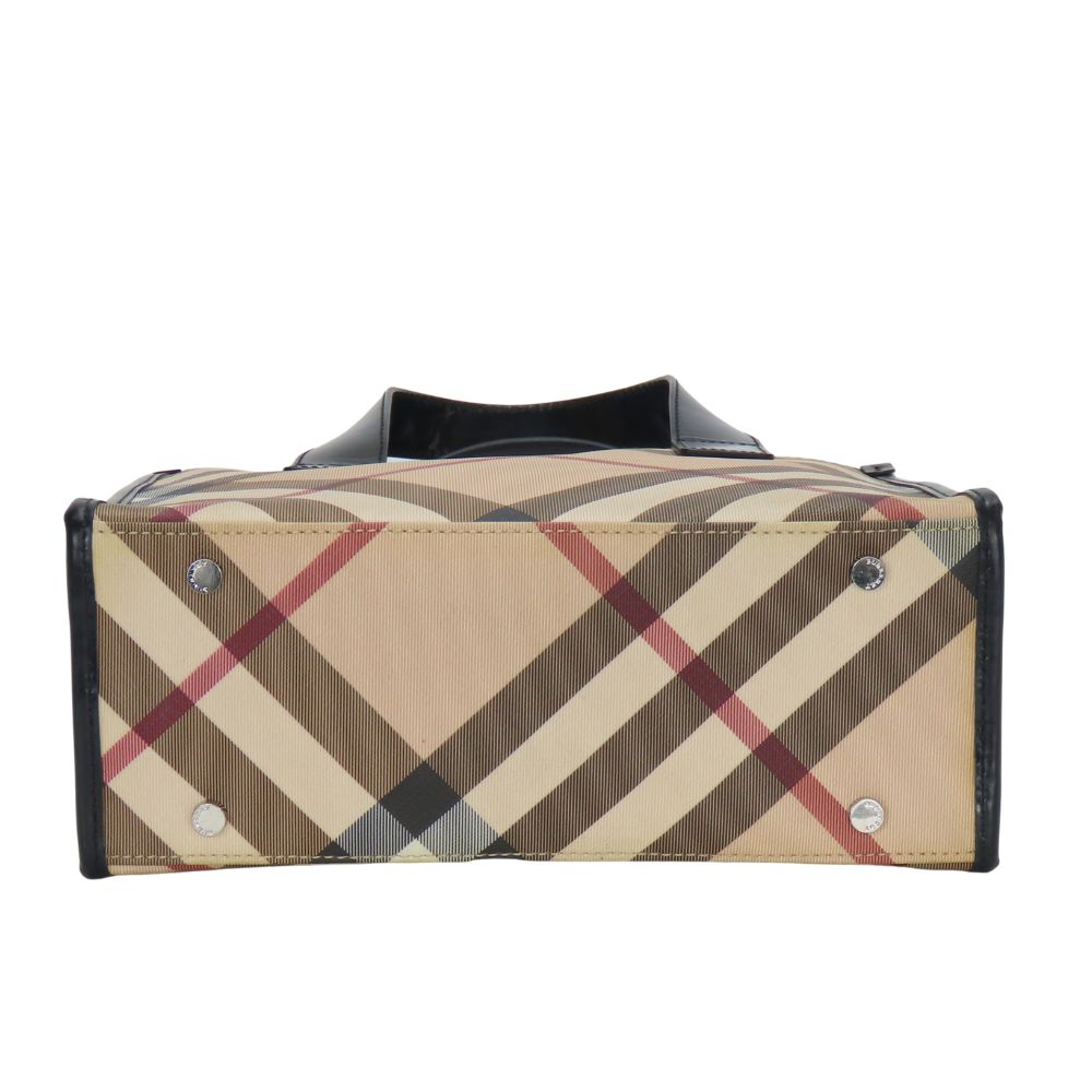 BURBERRY Handbag PVC Beige type