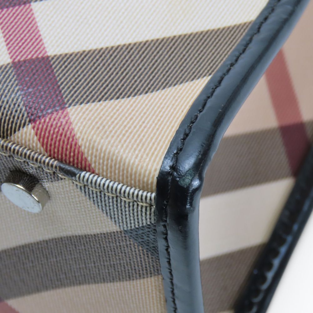 BURBERRY Handbag PVC Beige type