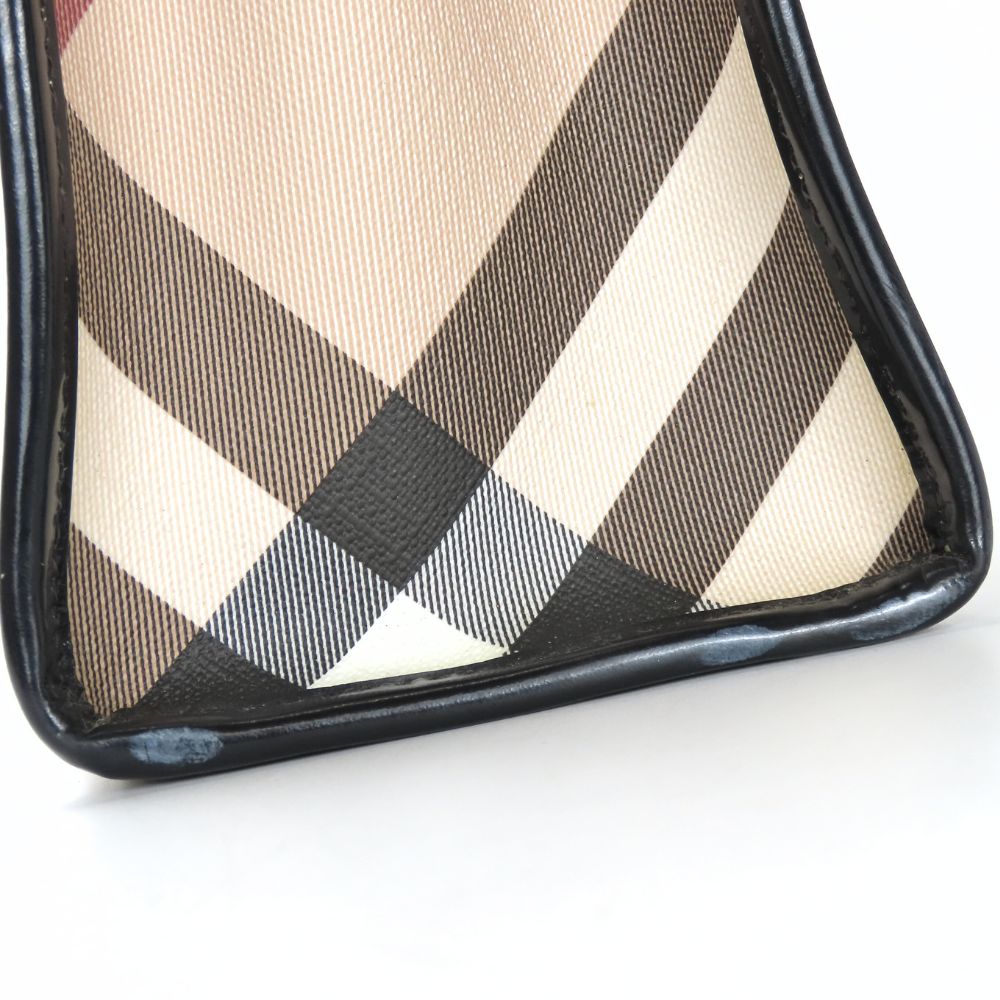 BURBERRY Handbag PVC Beige type