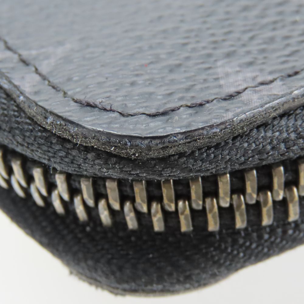 LOUIS VUITTON Long Wallet Purse M62295 Monogram Eclipse black Zippy Wallet Vertical mens Used Authentic