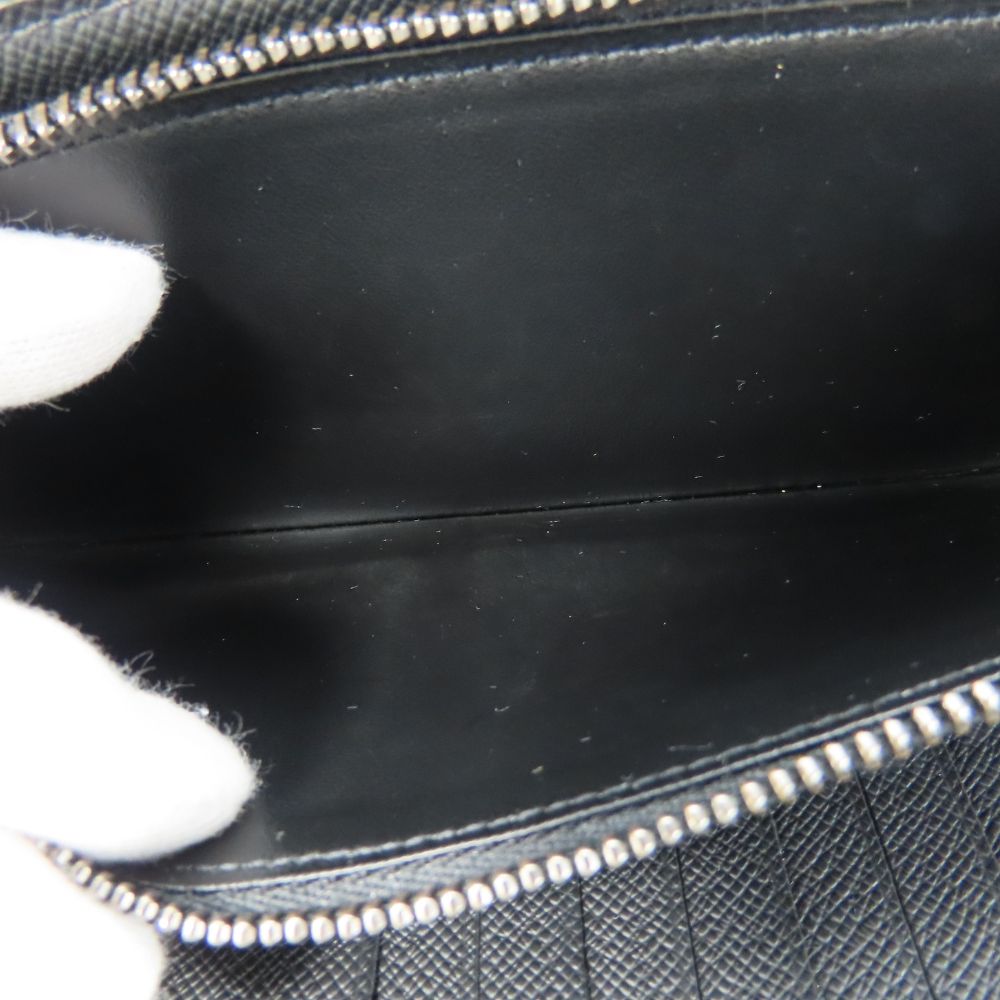 LOUIS VUITTON Long Wallet Purse M62295 Monogram Eclipse black Zippy Wallet Vertical mens Used Authentic