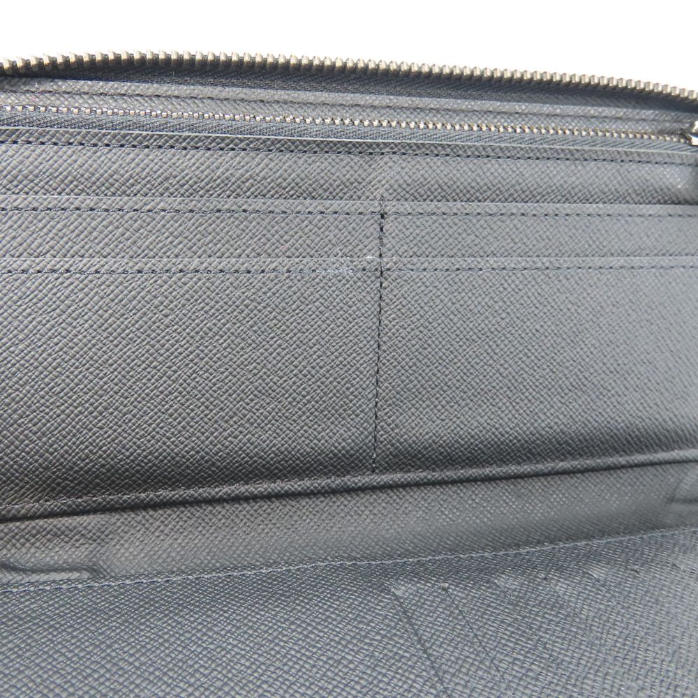 LOUIS VUITTON Long Wallet Purse M62295 Monogram Eclipse black Zippy Wallet Vertical mens Used Authentic