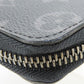LOUIS VUITTON Long Wallet Purse M62295 Monogram Eclipse black Zippy Wallet Vertical mens Used Authentic