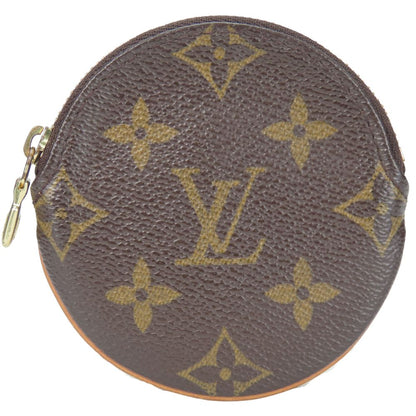 LOUIS VUITTON Coin case M61926 Monogram Brown Portonet Ron Women(Unisex) Used Authentic