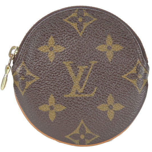 LOUIS VUITTON Coin case M61926 Monogram Brown Portonet Ron Women(Unisex) Used Authentic