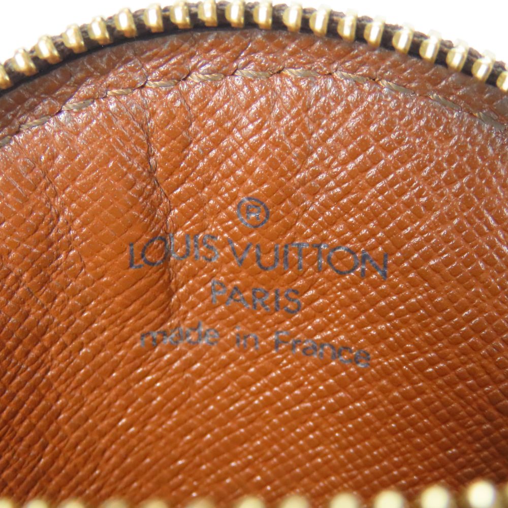 LOUIS VUITTON Coin case M61926 Monogram Brown Portonet Ron Women(Unisex) Used Authentic