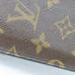 LOUIS VUITTON Long Wallet Purse M93800 Monogram macacer Brown Portefeuille Tanon mens Used Authentic