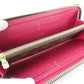 LOUIS VUITTON Long Wallet Purse M60742 Monogram Fuchsia Portefeuille Clemence