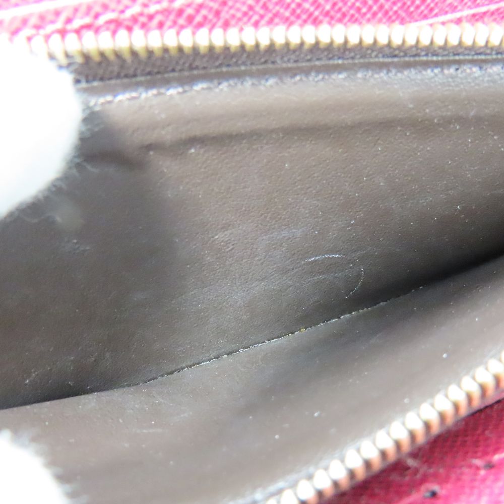 LOUIS VUITTON Long Wallet Purse M60742 Monogram Fuchsia Portefeuille Clemence