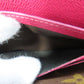 LOUIS VUITTON Long Wallet Purse M60742 Monogram Fuchsia Portefeuille Clemence