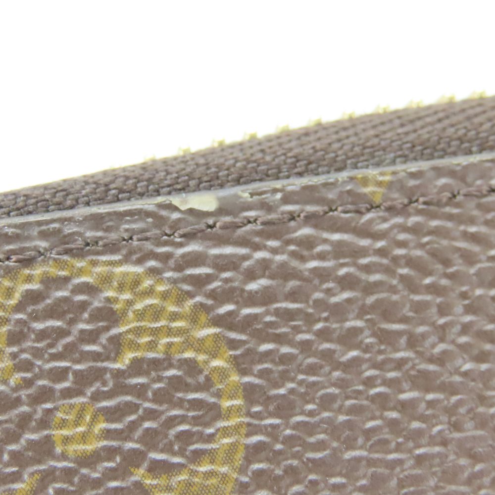 LOUIS VUITTON Long Wallet Purse M60742 Monogram Fuchsia Portefeuille Clemence