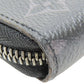 LOUIS VUITTON Long Wallet Purse M62295 Monogram Eclipse black Zippy Wallet Vertical mens Used Authentic