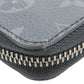 LOUIS VUITTON Long Wallet Purse M62295 Monogram Eclipse black Zippy Wallet Vertical mens Used Authentic