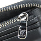 LOUIS VUITTON Long Wallet Purse M62295 Monogram Eclipse black Zippy Wallet Vertical mens Used Authentic