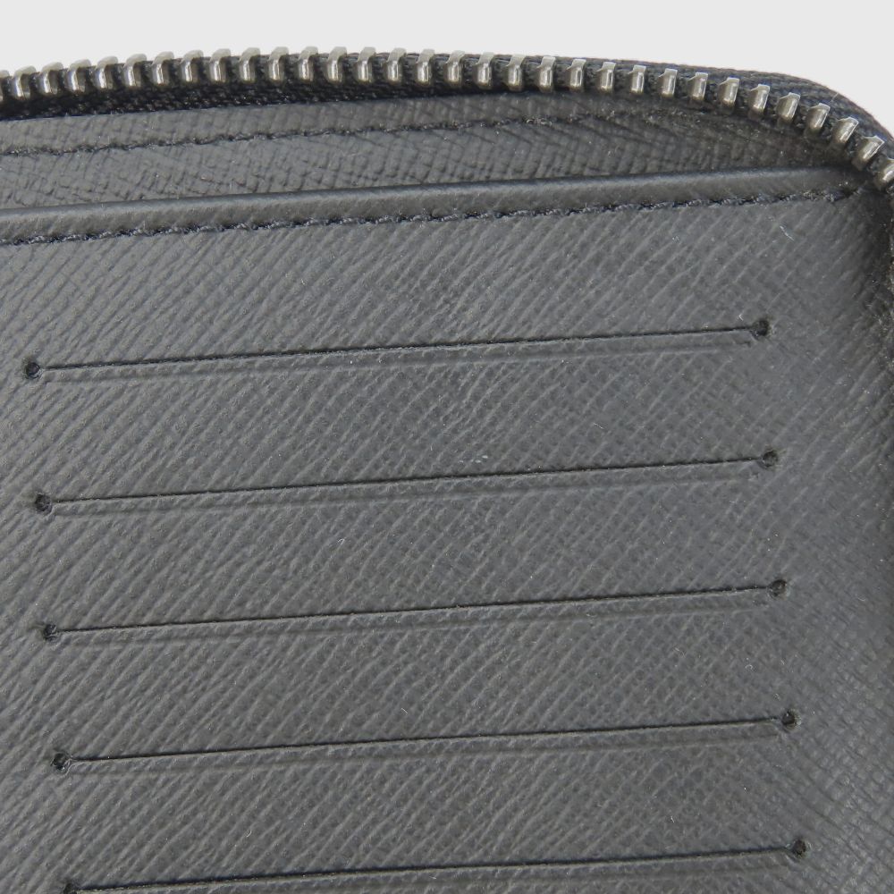 LOUIS VUITTON Long Wallet Purse M62295 Monogram Eclipse black Zippy Wallet Vertical mens Used Authentic
