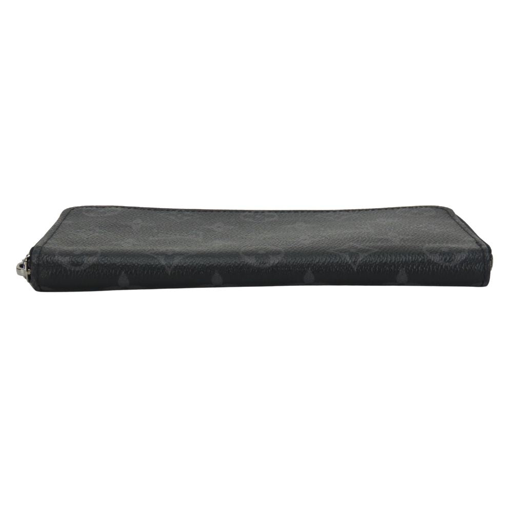 LOUIS VUITTON Long Wallet Purse M62295 Monogram Eclipse black Zippy Wallet Vertical mens Used Authentic