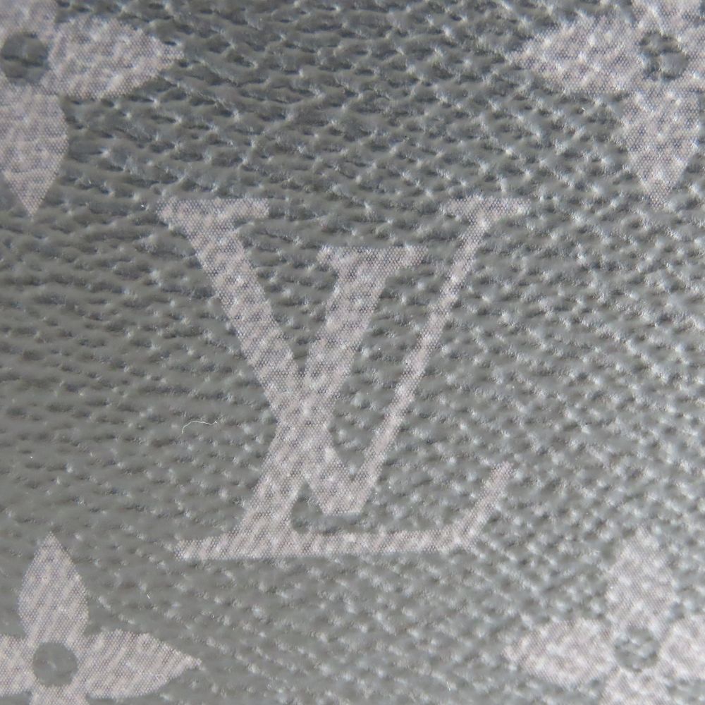 LOUIS VUITTON Long Wallet Purse M62295 Monogram Eclipse black Zippy Wallet Vertical mens Used Authentic