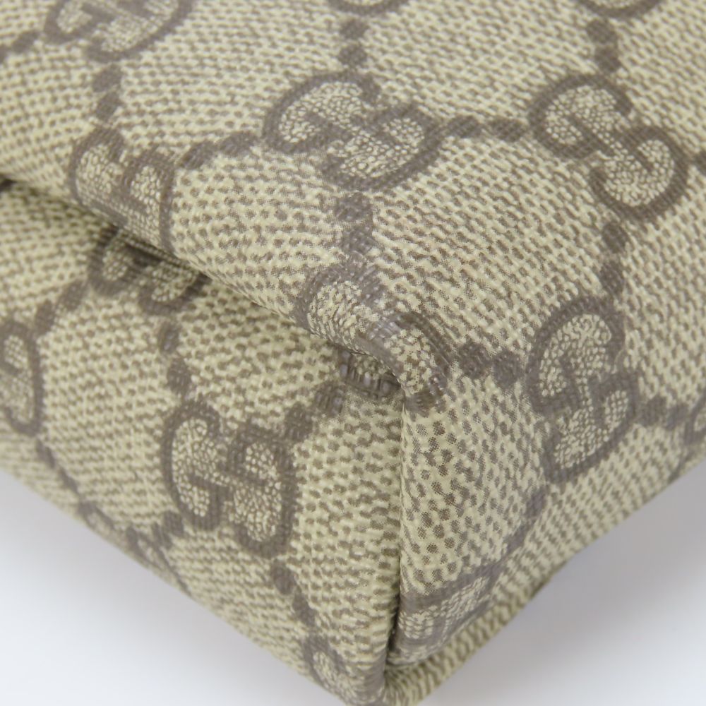 GUCCI Shoulder Bag 223666 GG Supreme Canvas beige