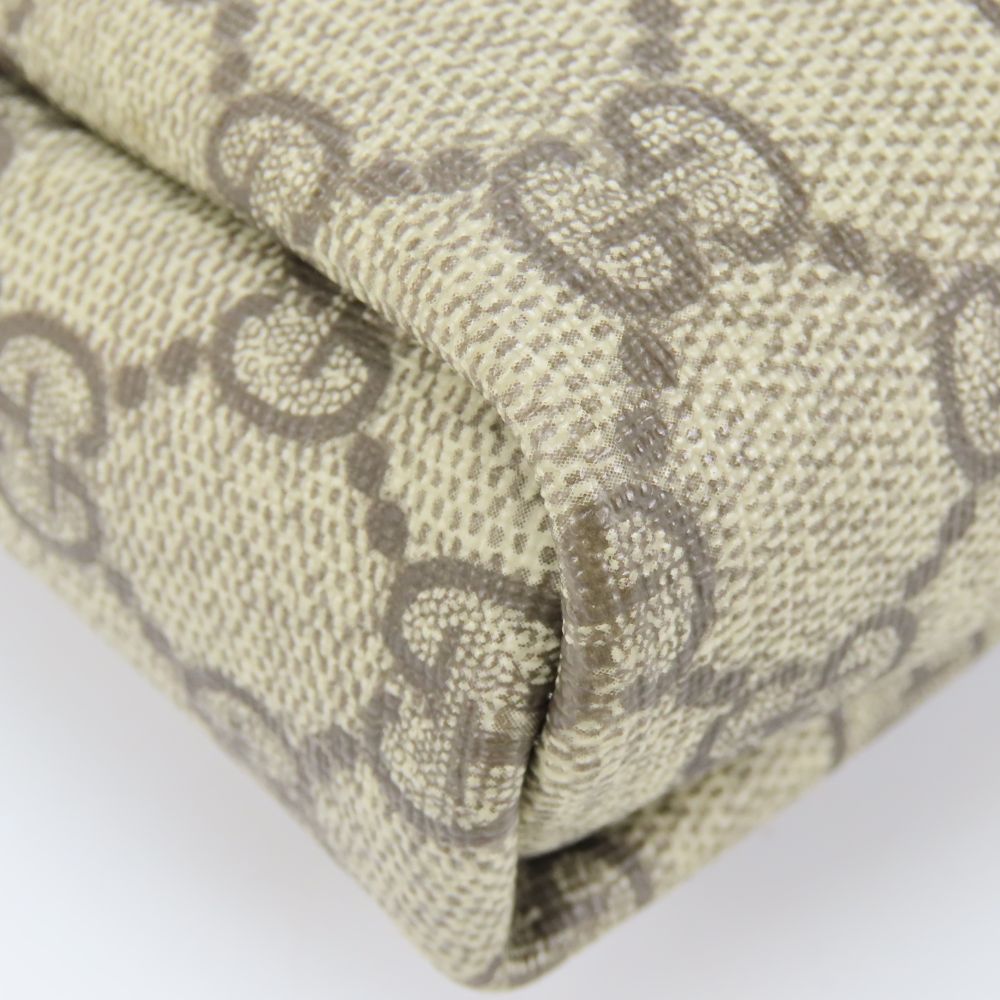 GUCCI Shoulder Bag 223666 GG Supreme Canvas beige