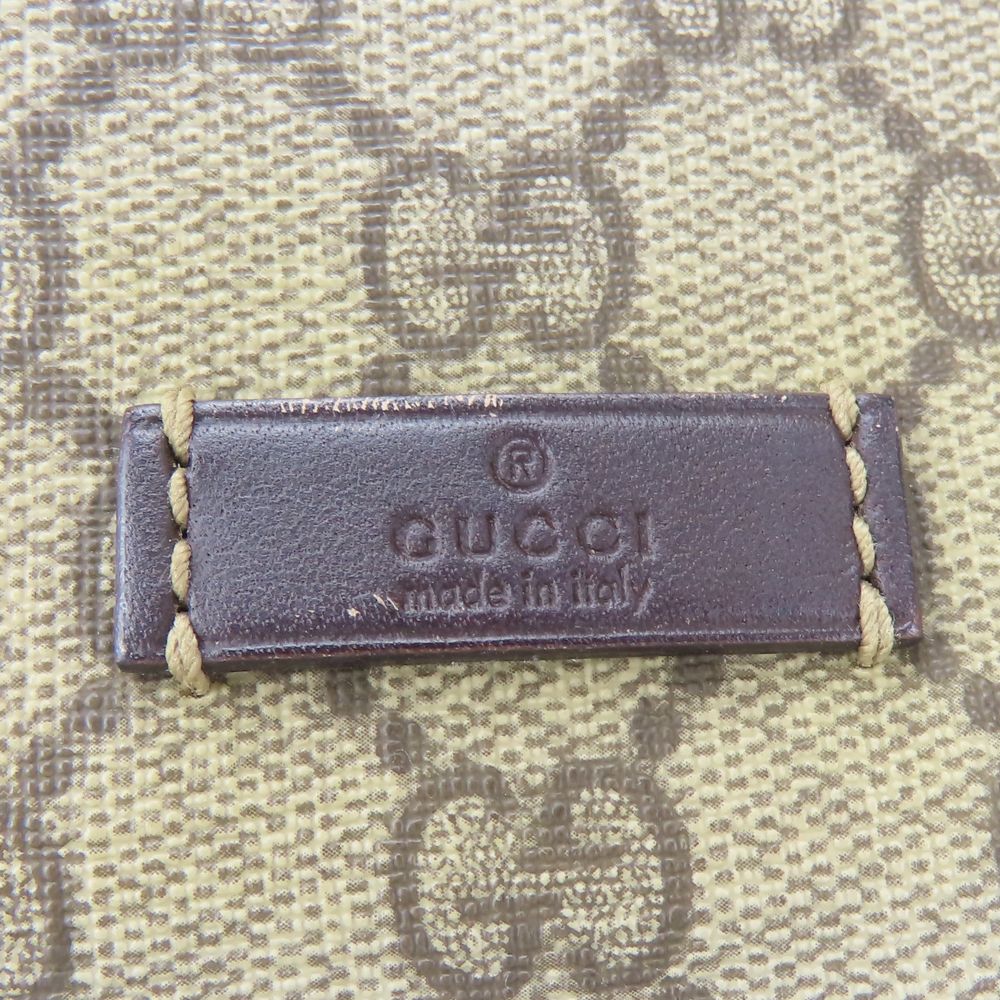 GUCCI Shoulder Bag 223666 GG Supreme Canvas beige