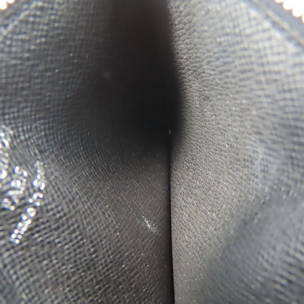 LOUIS VUITTON Coin case M66602 Epi Leather Noir Pochette Cre mens Used Authentic