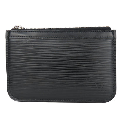 LOUIS VUITTON Coin case M66602 Epi Leather Noir Pochette Cre mens Used Authentic
