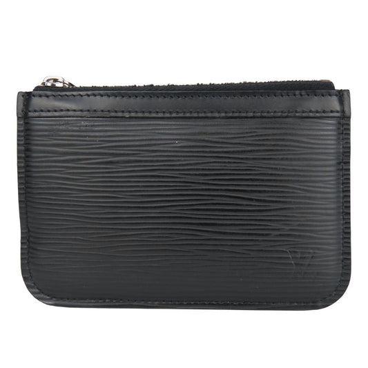 LOUIS VUITTON Coin case M66602 Epi Leather Noir Pochette Cre mens Used Authentic