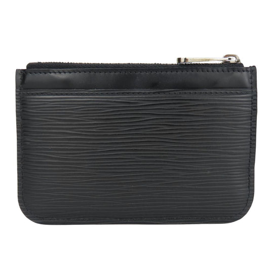 LOUIS VUITTON Coin case M66602 Epi Leather Noir Pochette Cre mens Used Authentic