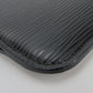 LOUIS VUITTON Coin case M66602 Epi Leather Noir Pochette Cre mens Used Authentic