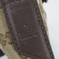 GUCCI Shoulder Bag 145857 GG canvas, leather beige Women Used Authentic