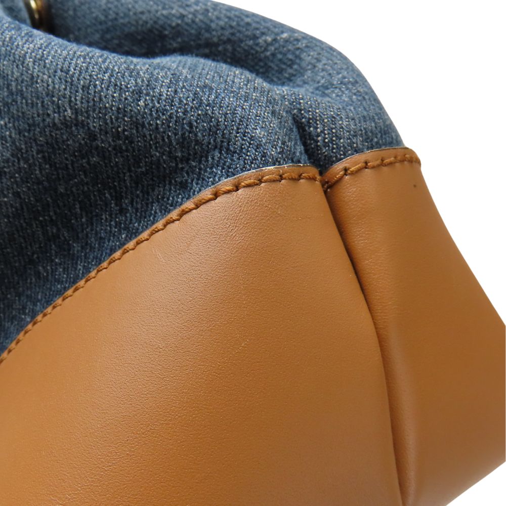 GUCCI Tote Bag 348715 denim Indigo blue