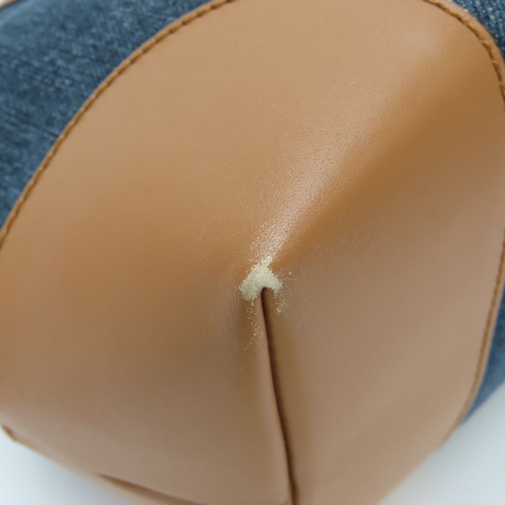 GUCCI Tote Bag 348715 denim Indigo blue