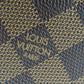 LOUIS VUITTON Bifold Wallet N60380 Damier Ebene Portefeuille Juliet Women Used Authentic