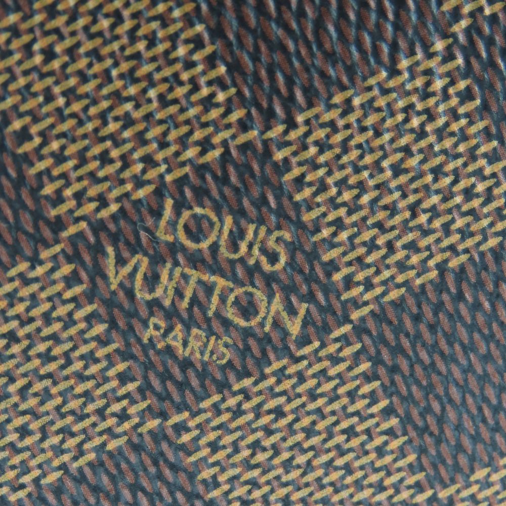 LOUIS VUITTON Bifold Wallet N60380 Damier Ebene Portefeuille Juliet Women Used Authentic