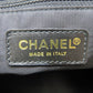 CHANEL Tote Bag Jacquard nylon black Women Used Authentic