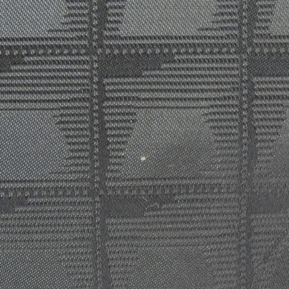 CHANEL Tote Bag Jacquard nylon black Women Used Authentic