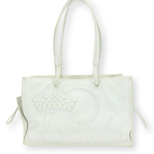 LOEWE Tote Bag leather white