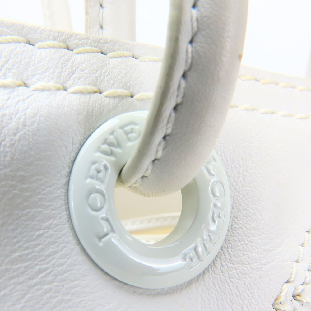 LOEWE Tote Bag leather white