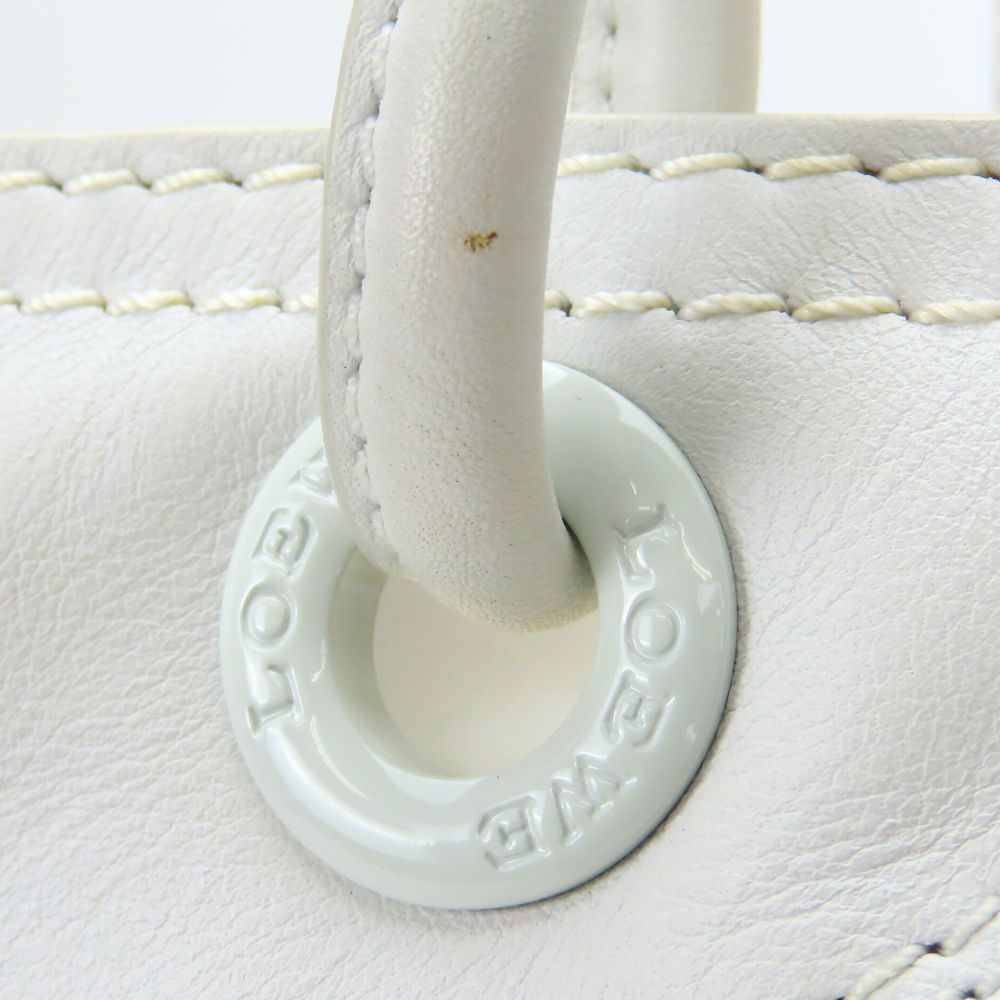 LOEWE Tote Bag leather white