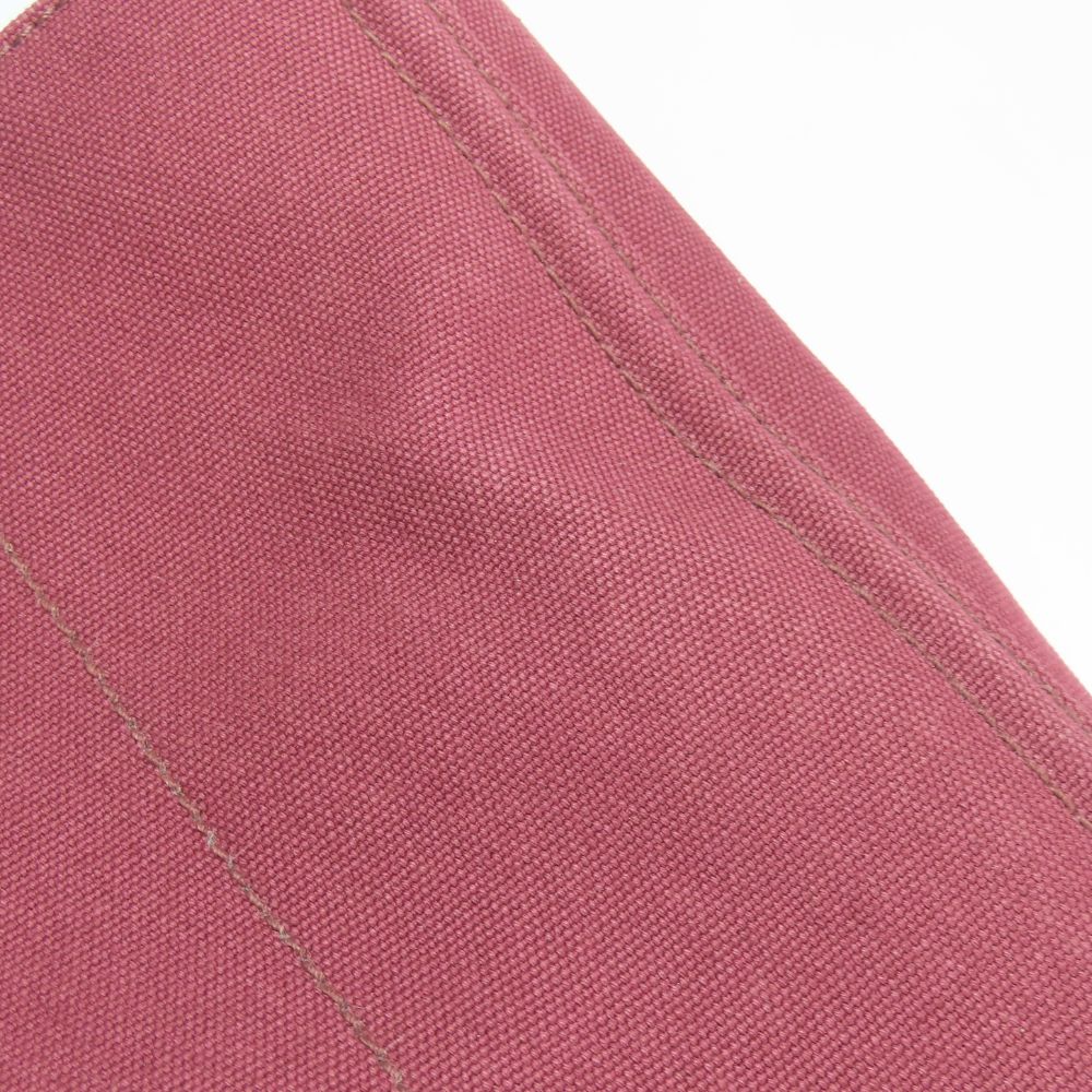 PRADA Tote Bag B2642O canvas Amarrant Studs Canapa Women Used Authentic